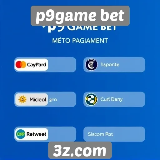 Métodos de pagamento aceitos pelo p9game bet